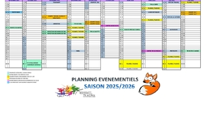 Planning Evénementiels 2025-2026