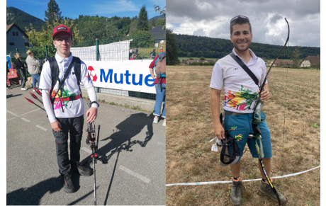 Des archers du club aux championnats de France Campagne et 3D